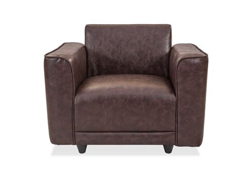 Durian Single Seater Sectional Sofa (Semi Glossy Finish, Brown ...