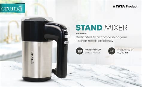 Buy Croma 400 Watts Hand Mixer, 6 Speed Control and Turbo Function with ...