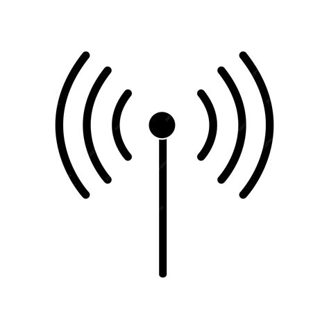 Signal stream icon broadcast signal wave icon wifi internet wireless ...