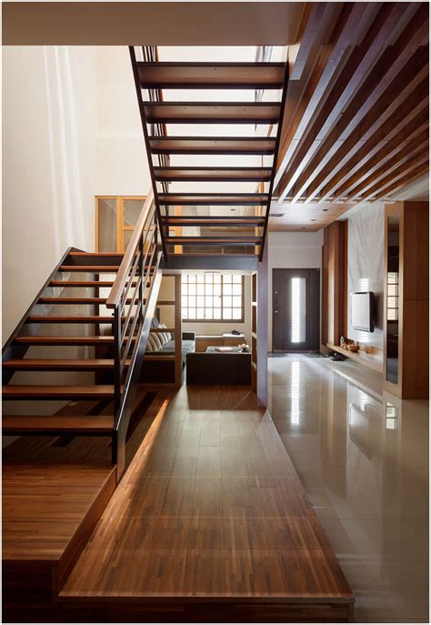复式楼美式楼梯设计 – 设计本装修效果图