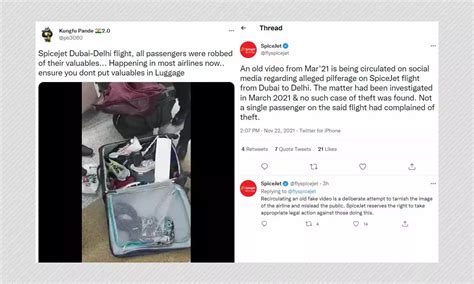 SpiceJet Denies Pilferage Allegations After Video From March Goes Viral ...