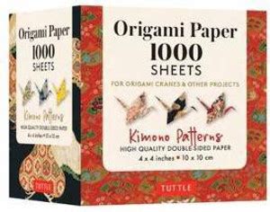 Origami Paper 1,000 sheets Kimono Patterns 4" (10 cm): Buy Origami ...