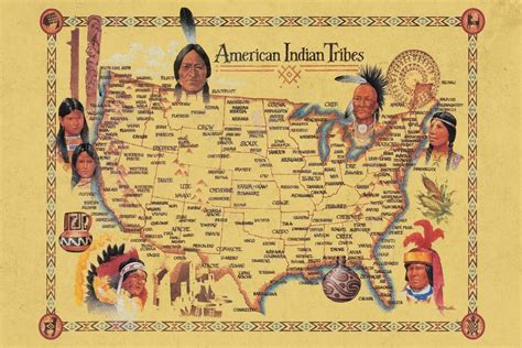 Buy Native American Indian Tribes at Time of Columbus Arrival United ...