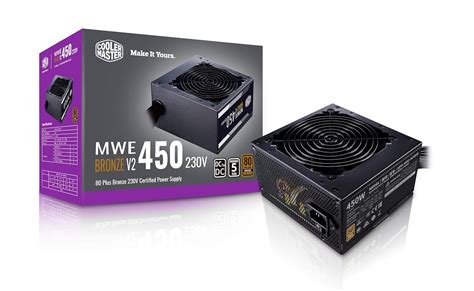 Cooler Master MWE 450 Bronze V2 Power Supply - Non-Modular | 80 Plus ...
