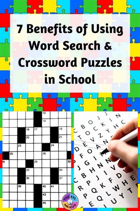 7 Benefits Of Using Crossword And Word Search Puzzles In School