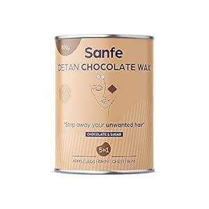 Sanfe Detan Chocolate Wax for Smooth Hair Removal - 600gm with ...