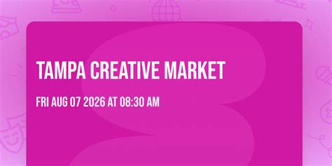 Crafts Events | List Of All Upcoming Crafts Events In Tampa