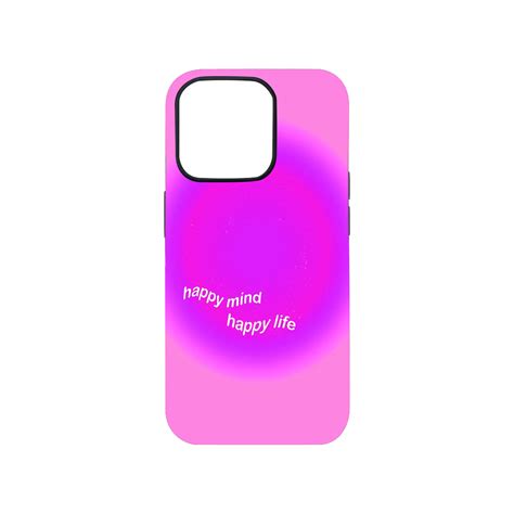 Happy Mind Happy Life Case – Sleek Cases | Anti Yellow Cases At 199
