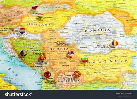 Physical Map Of Europe Balkan Peninsula