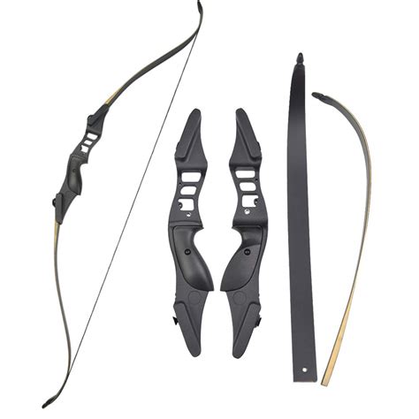 Buy Archery 54" Take Down Recurve Bow Hunting Traditional Longbow ...