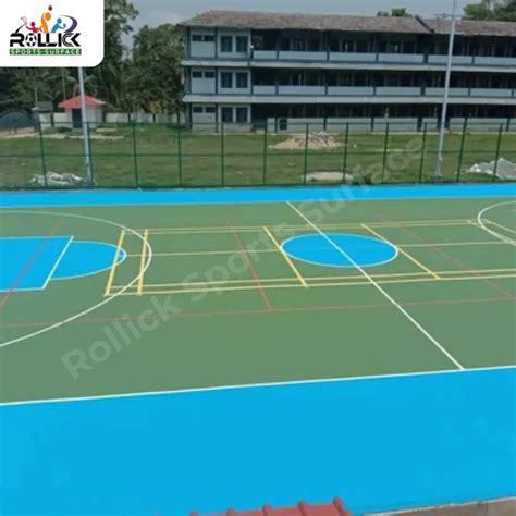 Premium Synthetic Basketball Court Flooring