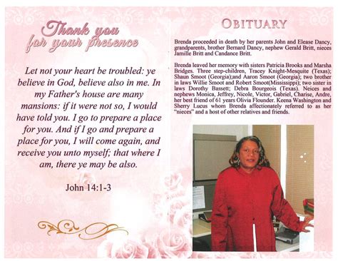 Brenda Elaine Dancy Smoot Obituary | AA Rayner and Sons Funeral Homes