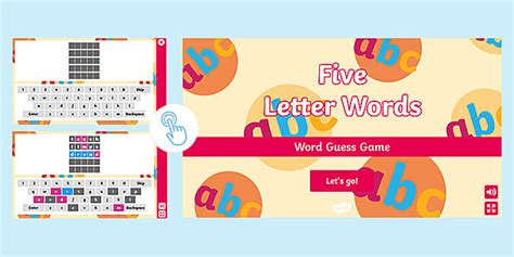 Five Letter Words - Interactive Word Guessing Game