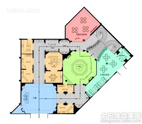 苏州·“梵誓珠宝”概念体验店 平面图1 – SOHO设计区