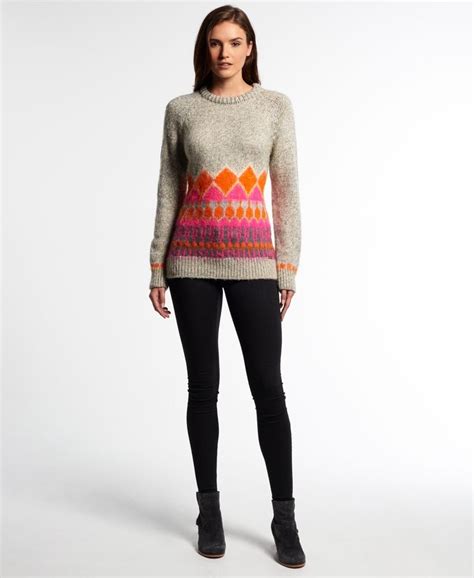 OMBRE BRUSHED FAIRISLE KNIT