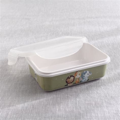 Buy Slate Kids Safari Melamine Printed Cookie Container - 450ml from ...