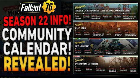 NEW Fallout 76 2025 Community Calendar Unveils Exciting New Events ...