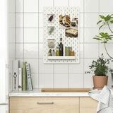 SKÅDIS pegboard combination, white, 36x56 cm (14 ¼x22") - IKEA