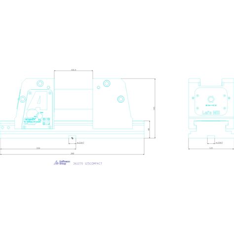 5-axis vice TeleSense, Type: 125COMPACT | Hoffmann Group