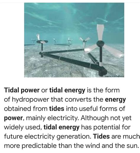 what is tidal energy ? Name a region of India which provides ideal ...