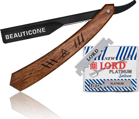 Amazon.com: Zertone Straight Razor Shaving Kit with Horn Scale ...