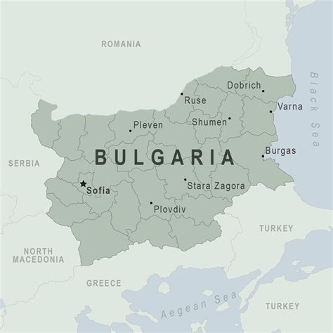 Bulgaria Location In The World Map