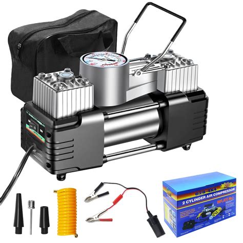 Wilaly Portable 12V Air Compressor Pump Digital Display Tire Inflator ...