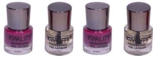Kwality Dark pink,Nude,Dark pink,Nude Color Nail Polish (Pack of 4 ...