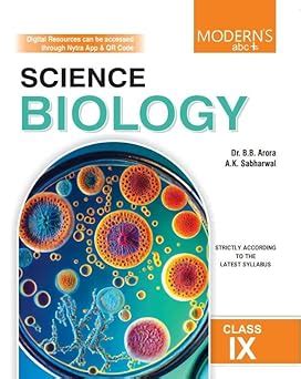 MODERN ABC PLUS OF SCIENCE - BIOLOGY CLASS-9 (RATIONALISED 2025) – Booksfy