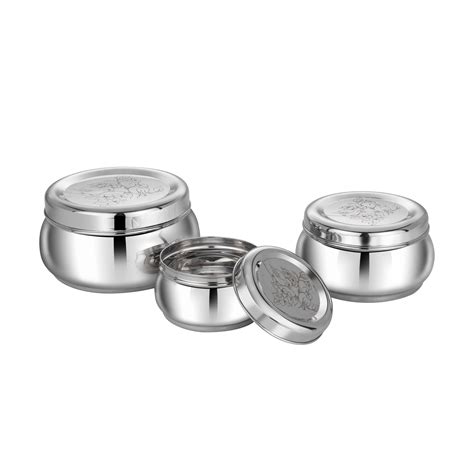 Shop Steel belly shaped containers online in India – PddFalcon