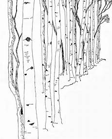Birch Tree Clipart by Black And White Birch Tree Graphic Lucky Palm Graphics Birch Tree Clipart
