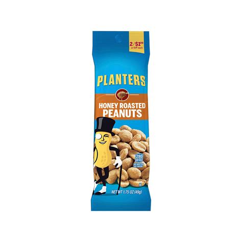 Planters Honey Roasted Peanuts, 1.75oz, 18ct - Volt Candy
