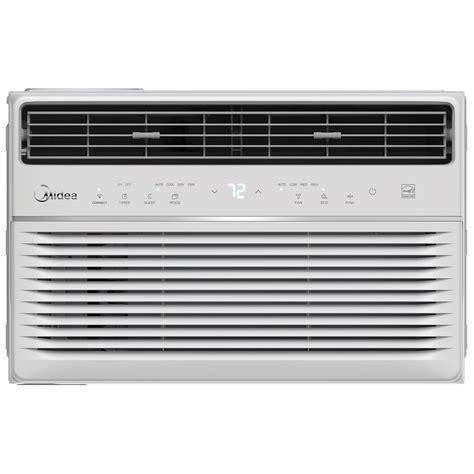 Midea 8,000 BTU 115V Smart Window Air Conditioner with 3 Fan Speeds ...