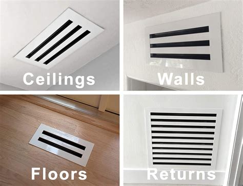 Texas Buildmart BUILDMART - 30x12 Modern AC Vent Cover - Decorative ...