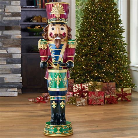 6' Musical LED Nutcracker | Nutcracker christmas decorations ...