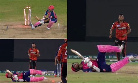 [Watch] Yashasvi Jaiswal gets cleaned up by Natarajan after a failed ...