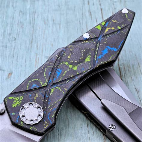 Sharknivco Mini Goblin Gecko Camo Carbon RWL34 Blade - EDC Lifestyle Exclusive