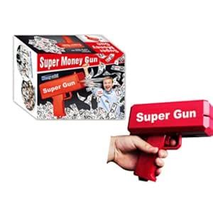 Kenway® Super Money Gun Cash Cannon for Wedding, Party. Birthdays ...