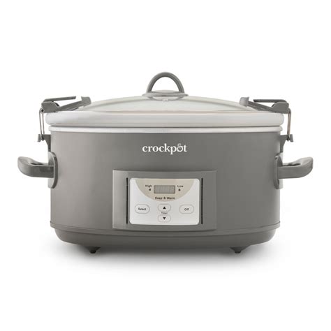Crock-Pot 7-Quart Digital, Travel-Proof Cook and Carry Programmable ...