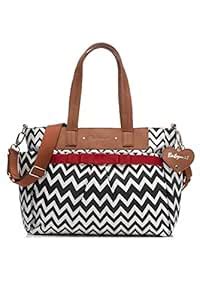 Babymel Cara Diaper Bag - Black Zig Zag : Amazon.in: Fashion