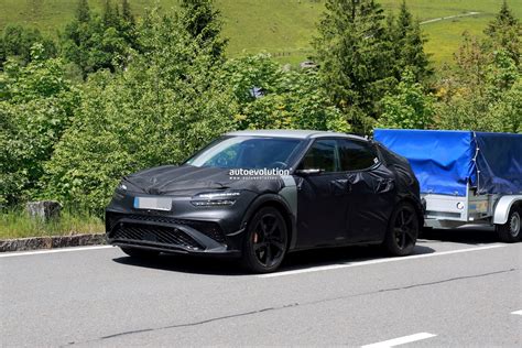 2026 Genesis GV60 Magma Performance Model Spotted With Less Camo - autoevolution