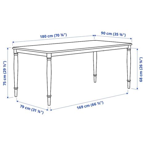 DANDERYD / INGOLF table and 6 chairs, white/white, 180 cm (707/8") - IKEA