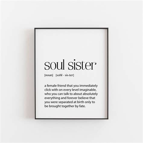 Soul Sister In French Language at Abbey Wales blog