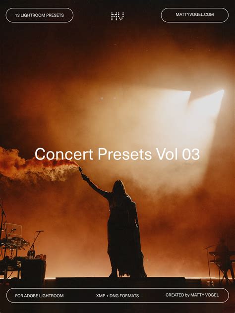 Concert Presets Vol. 03 – Matty Vogel — Digital Store