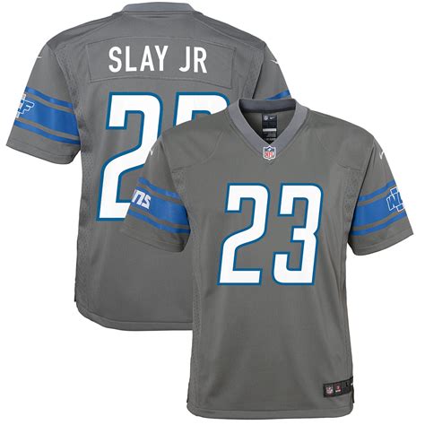 Nike Darius Slay Detroit Lions Youth Steel Color Rush Game Jersey