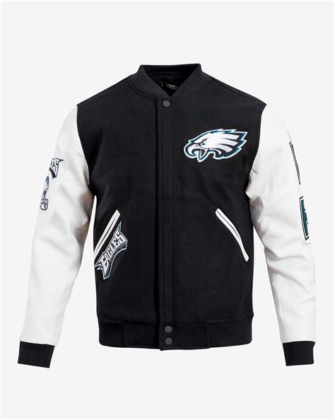Shop Pro Standard Philadelphia Eagles Logo Varsity Jacket FPE641292 ...