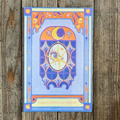 【RISOGRAPH /| Poster】Tragedy Wunmoonday and Fon the Mummy | twelvekyoto