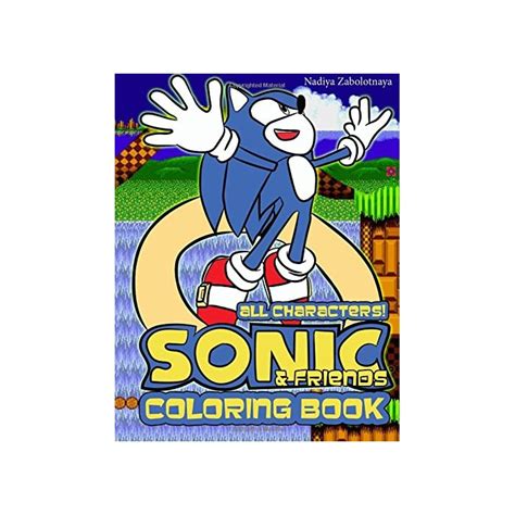 Buy Sonic & Friends Coloring Book: All Classic Sonic Characters!: 1 ...