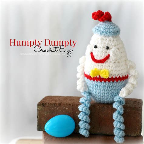 Crochet Humpty Dumpty Egg - Grateful Prayer | Thankful Heart