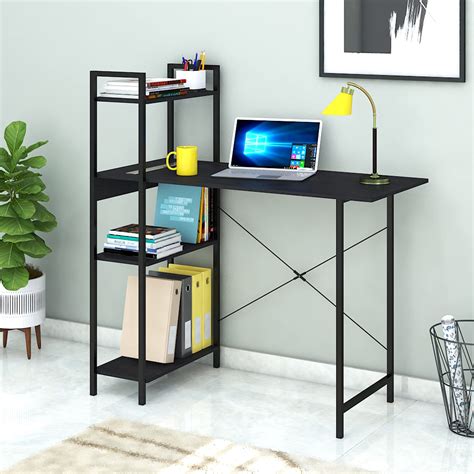 Buy Klaxon Ryan Multipurpose Study Desk with Book Shelf | Metal ...